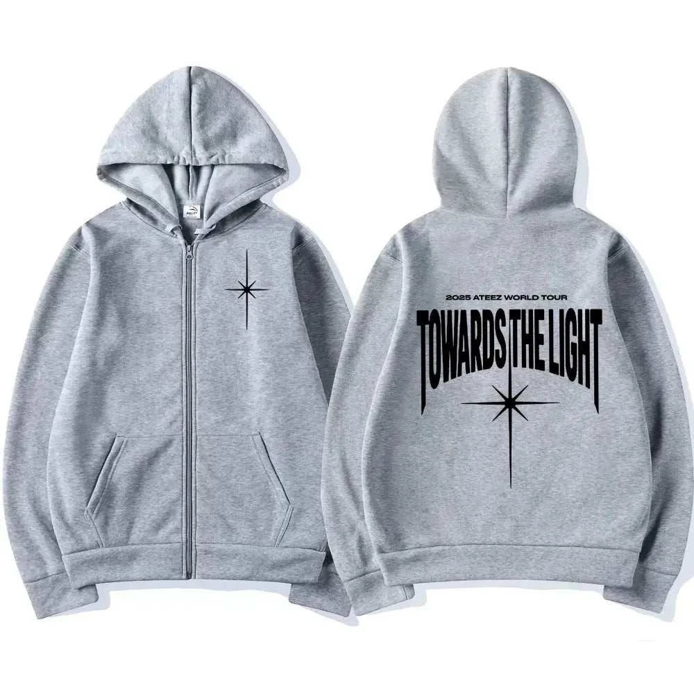 Hoodie Zip ATEEZ – World Tour "Towards The Light" 2025
