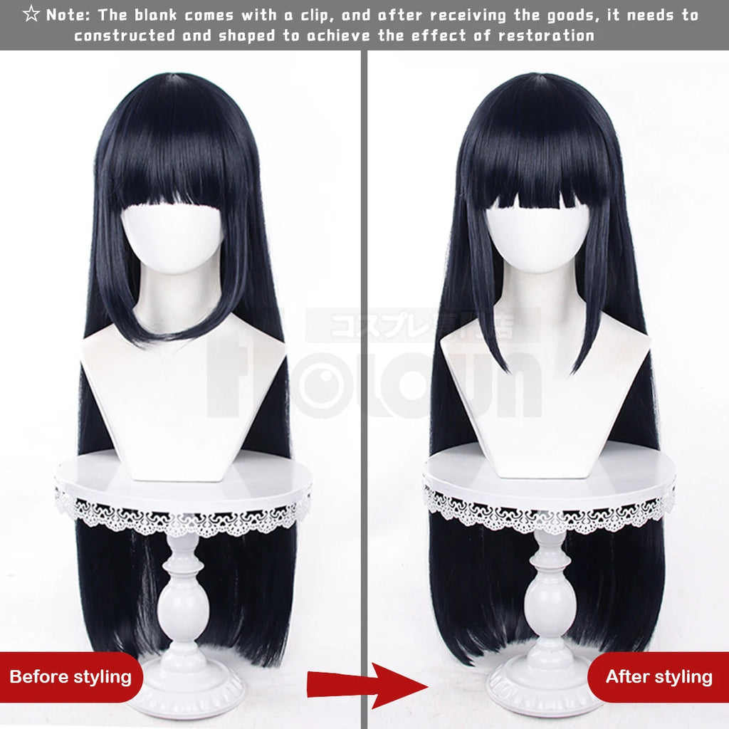 HOLOUN Anime Hyuga Hinata Cosplay Costume Wig Tracksuit Pants Fish Net Top Leg Pouch Cos Convention Daily Wear Gift otakupop.store