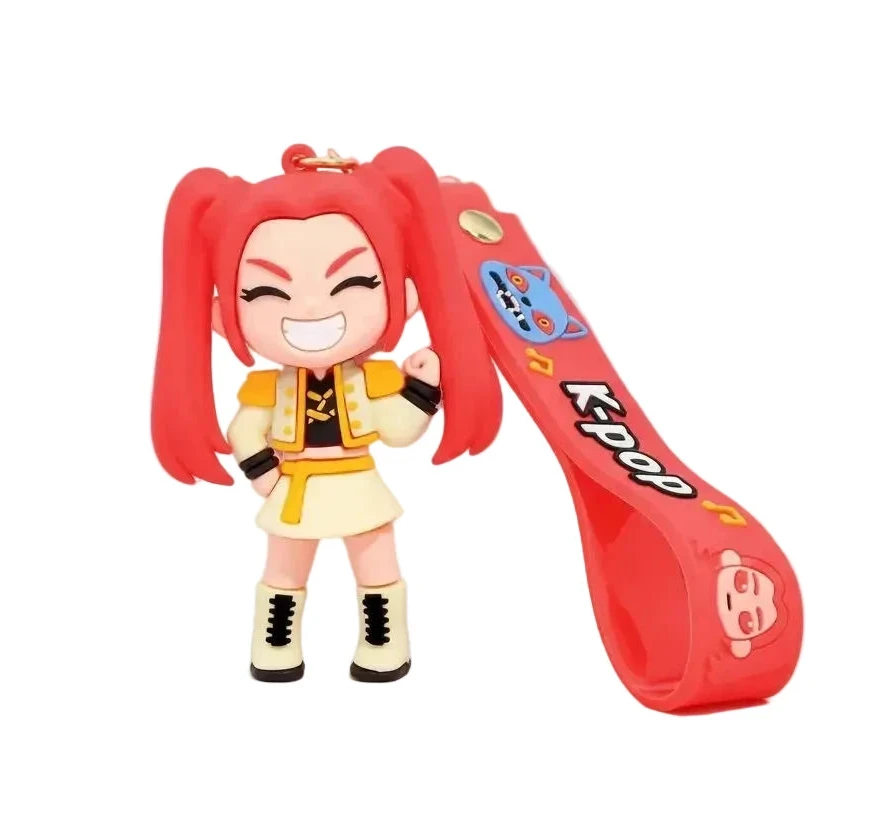 Porte-clés K-pop Demon Hunters - couleur rouge